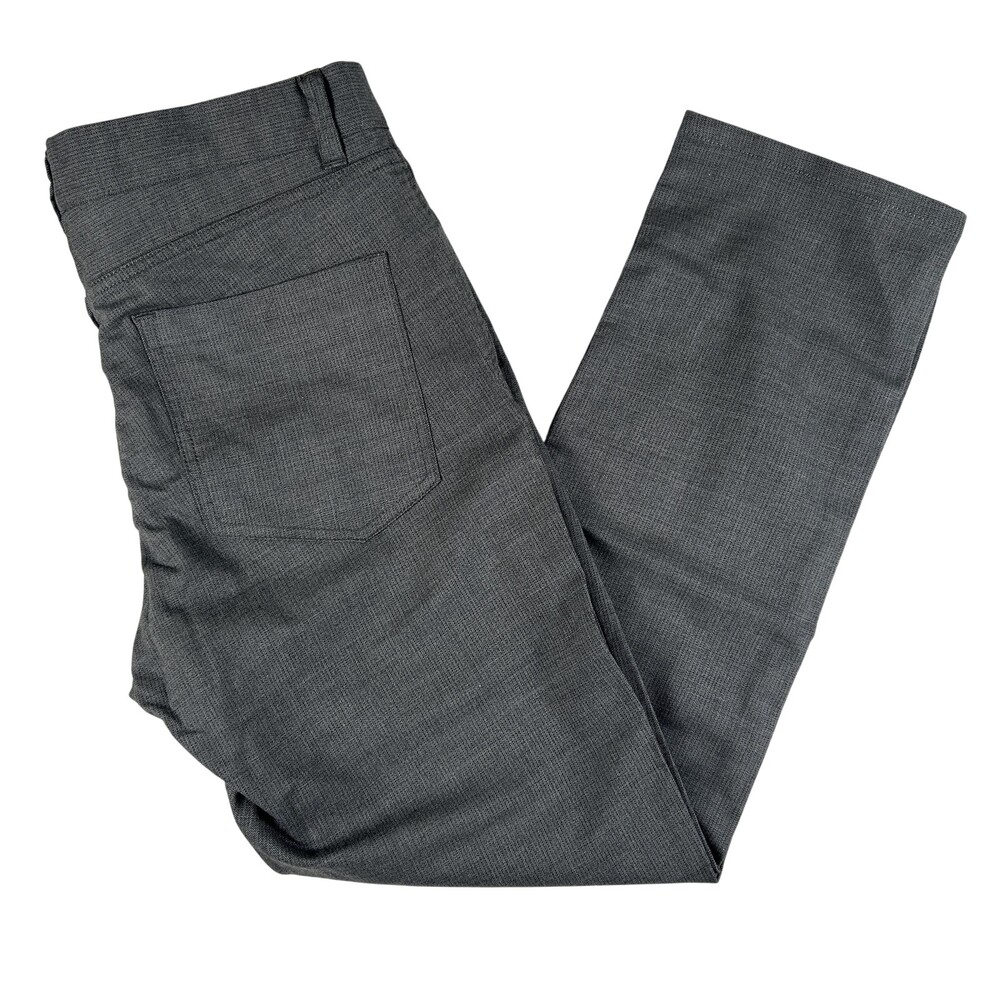 Theory Pants Mens 34x29 Gray Haydin Y/Testify Wool Blend Stretch Dress 5-Pocket
